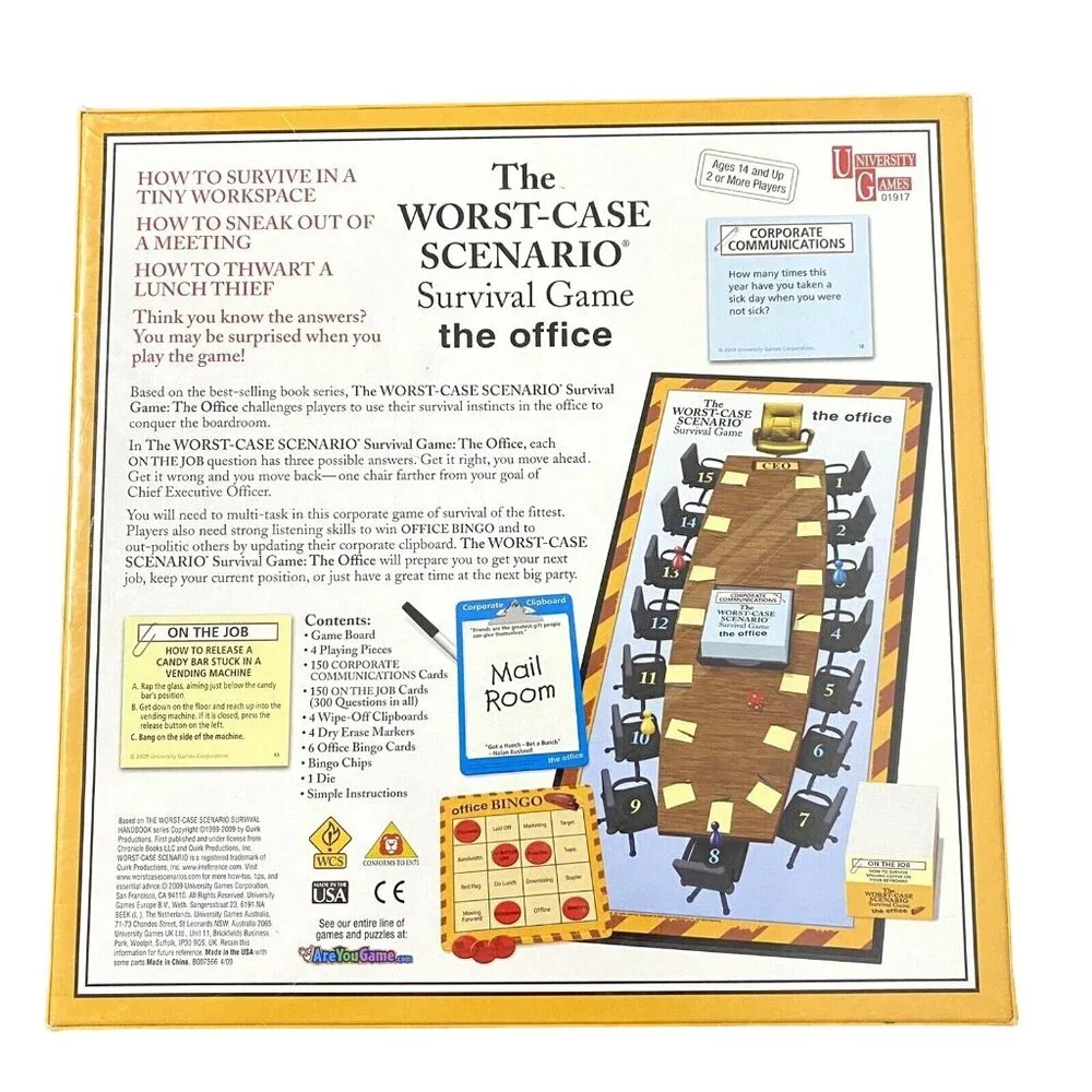 The Worst Case Scenario Survival Game‎ The Office Teens Adults